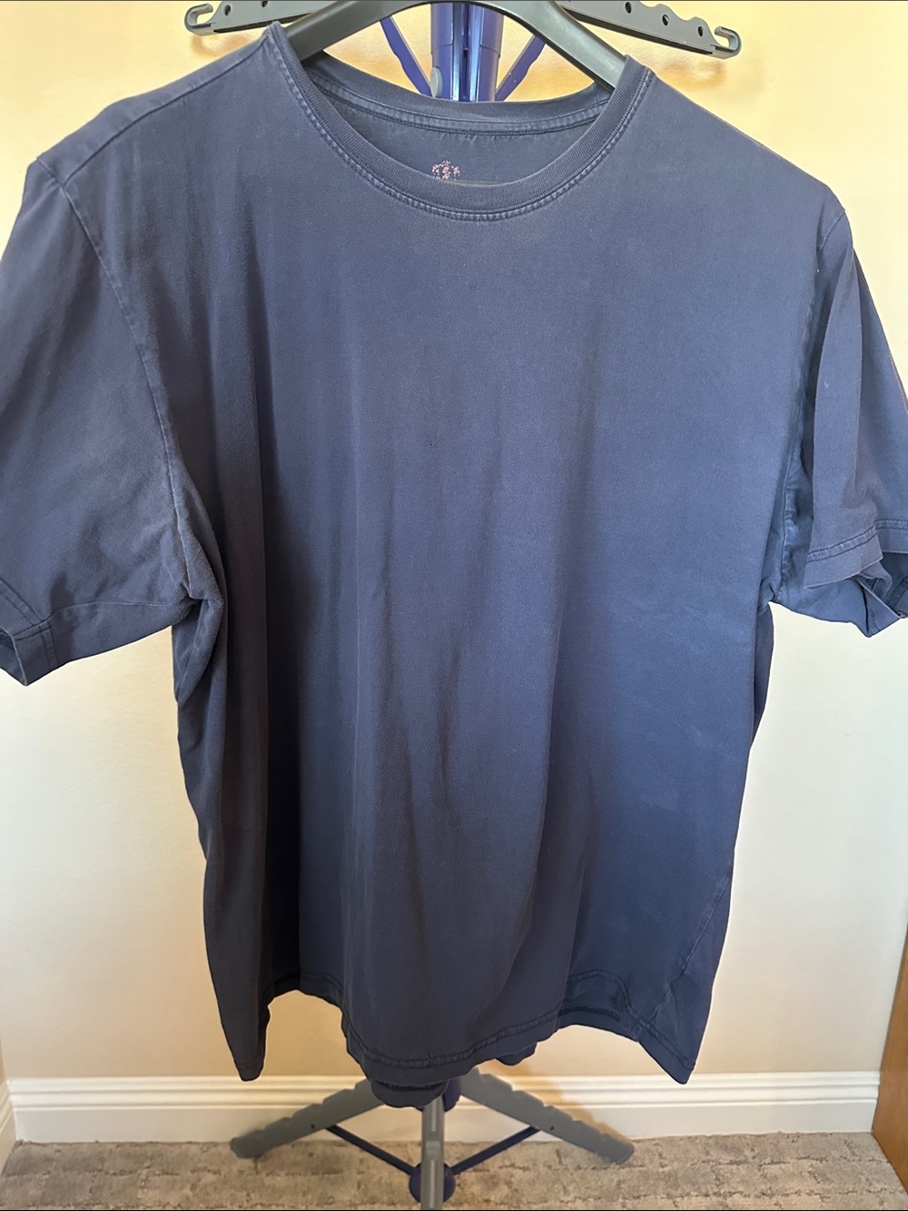 Covington Men's Short Sleeve Crew Neck Tee - Navy Blue